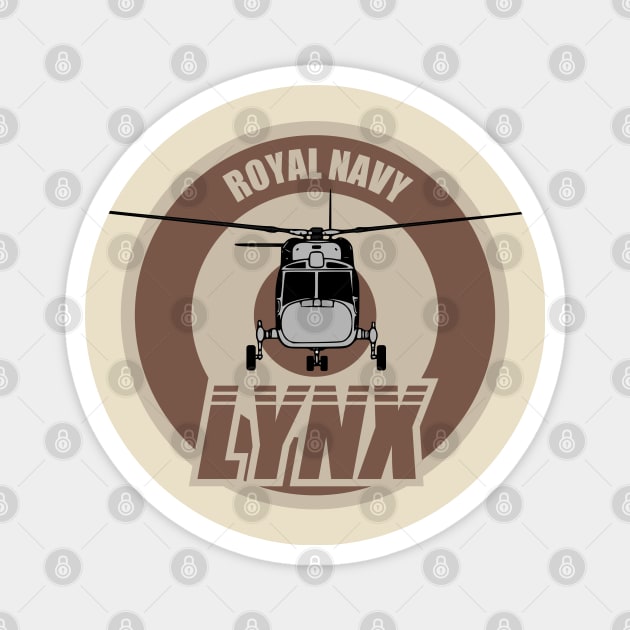 Royal Navy Lynx Patch (subdued) Magnet by TCP